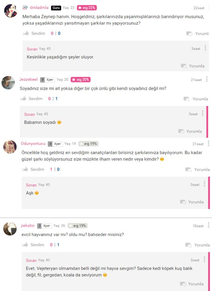 KizlarSoruyor'da Zeynep Casalini Bizlerle Birlikte Oldu