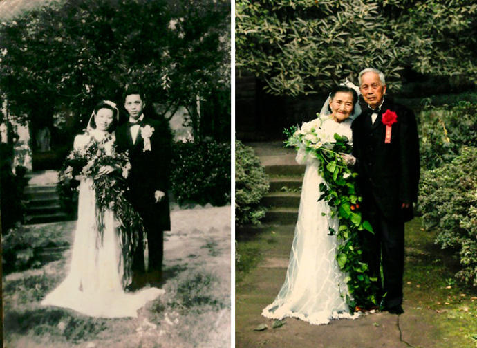 Gençliklerindeki Bir Fotoğraf Karesini Yıllar Sonra Tekrar Canlandırarak Kalplerimizi Isıtan 10 Çift