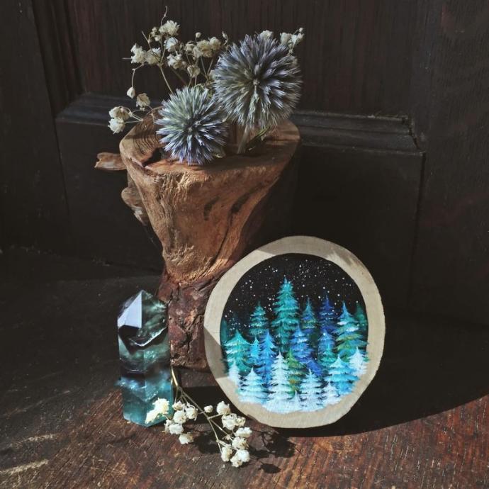 Odun Parçacıklarından Yapılan Mükemmel Mini Sanat Eserleri
