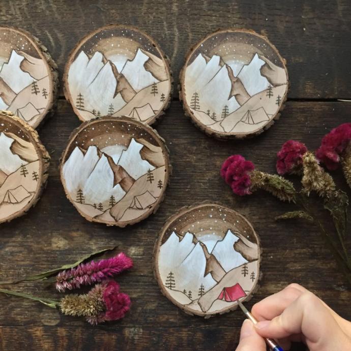 Odun Parçacıklarından Yapılan Mükemmel Mini Sanat Eserleri