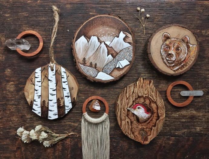 Odun Parçacıklarından Yapılan Mükemmel Sanat Eseri