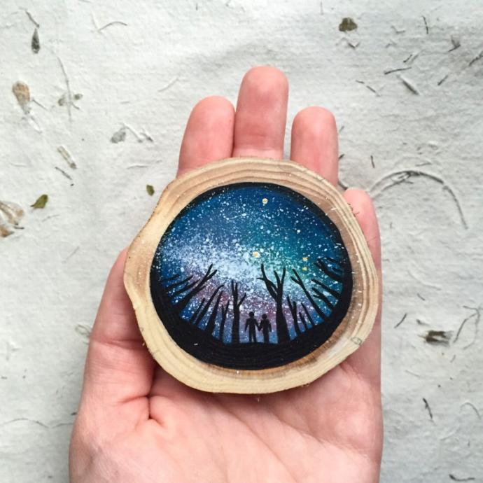 Odun Parçacıklarından Yapılan Mükemmel Mini Sanat Eserleri