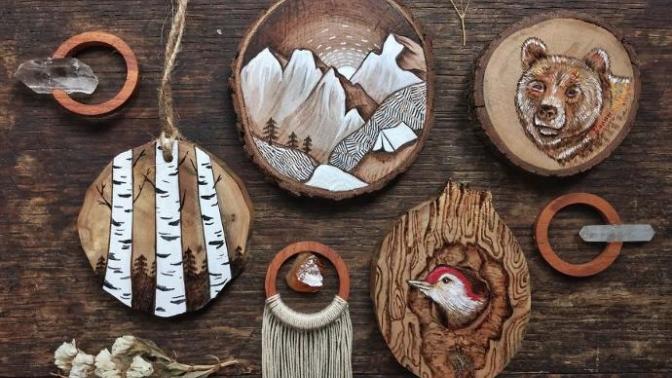 Odun Parçacıklarından Yapılan Mükemmel Mini Sanat Eserleri