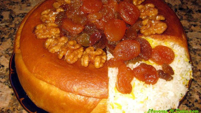 Azerbaycan'ın En Ünlü Yemeği Pirinç Pilavı "Plov"