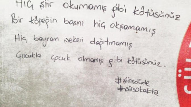 Hiç Şiir Okumamış Gibi Kötüsünüz