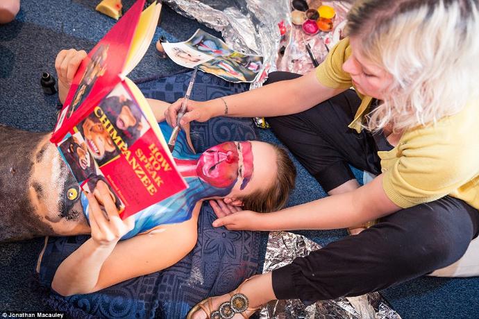 Hayvan Temalı Birbirinden Güzel Body Art Örnekleri
