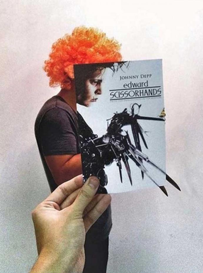 Film Afişleriyle Günlük Yaşamı Eğlenceli Bir Şekilde Birleştiren Fotoğraflar