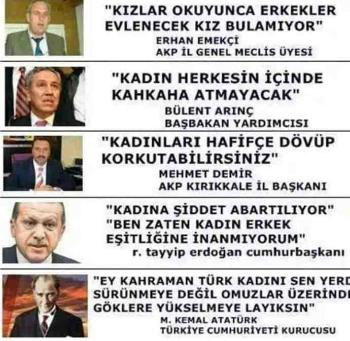 Kadınlar ve Erkekler Eşittir!