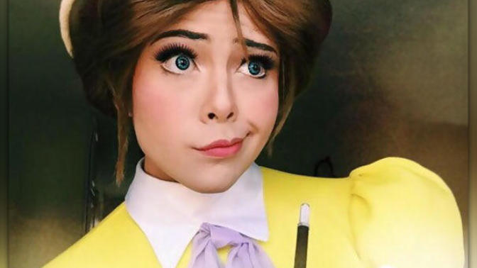 Makyaj Becerilerini Kullanarak Disney Prenseslerini Yeniden Canlandıran Adam