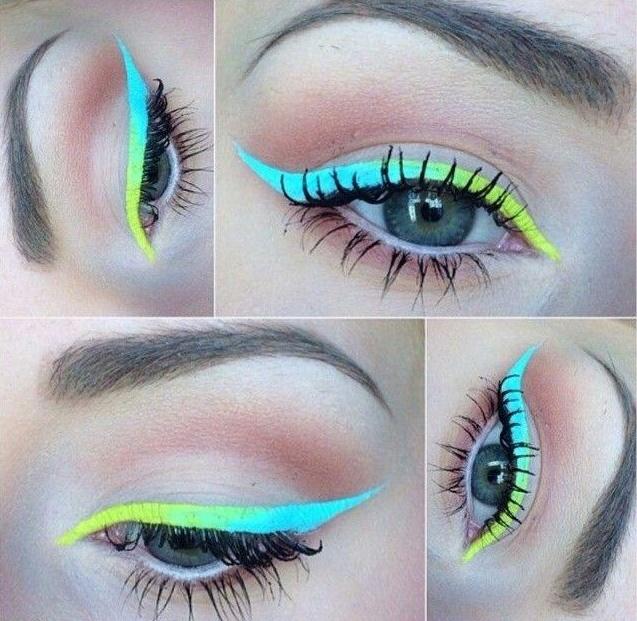Bu Yazın En Eğlenceli Modası: Renkli Eyeliner
