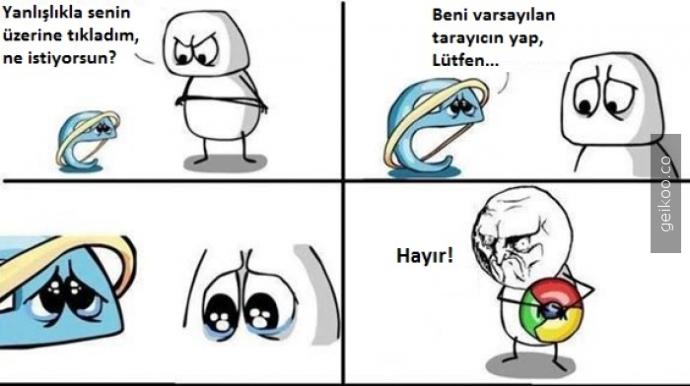 Google Chrome-Internet Explorer Kapışması!