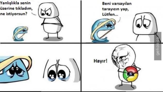 Google Chrome-Internet Explorer Kapışması!