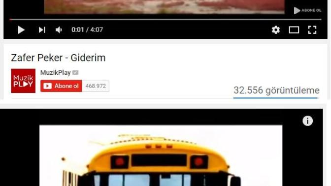 Kliplerdeki Benzer Obje ve Sahneler