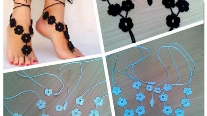 Bu Yazın En Yeni Trendi: Örgü Halhal ve Yapım Aşamaları