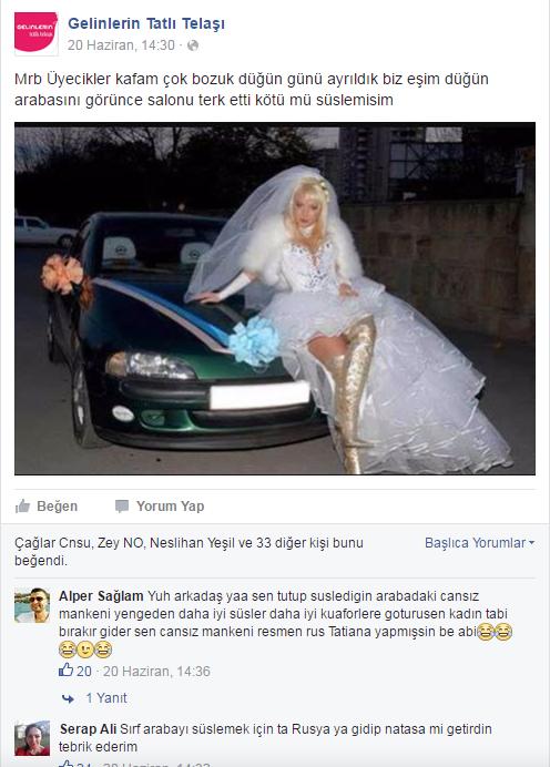Facebook'taki Gelinlerin Tatlı Telaşı Sayfasına Gönderilmiş En Komik 9 Mesaj!