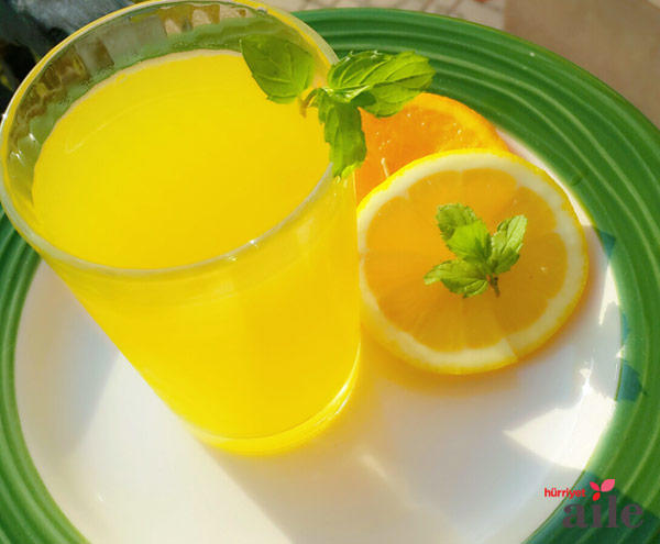 1 Portakal 1 Limonla Buzz Gibi Limonata Tarifi