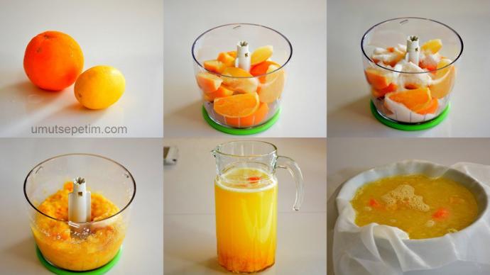 1 Portakal 1 Limonla Buzz Gibi Limonata Tarifi