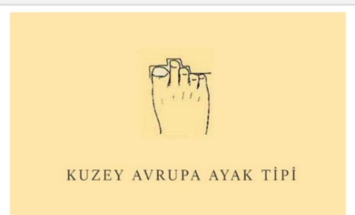 Ayak Tipine Göre Köken Analizi :)