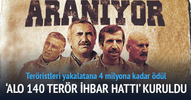 Bu Teröristler Aranıyor İyi Bakın!