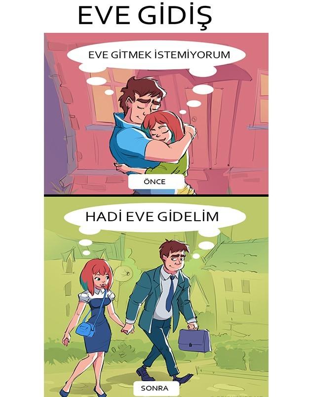 Evlendikten Sonra Hayatımızda Neler Değişiyor? (Karikatür İçerikli)