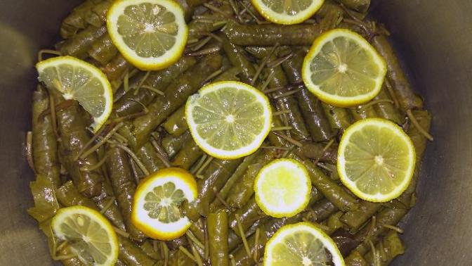 Makarna Poşetiyle Yaprak Sarması Yapımı!