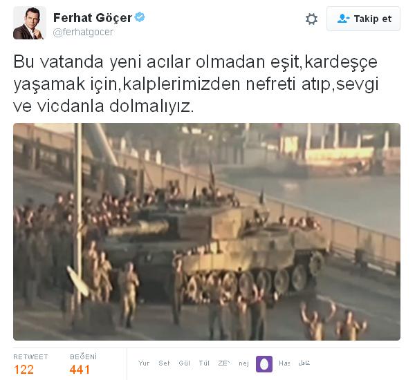 Darbe Girişimine Ünlü İsimlerden Tepkiler