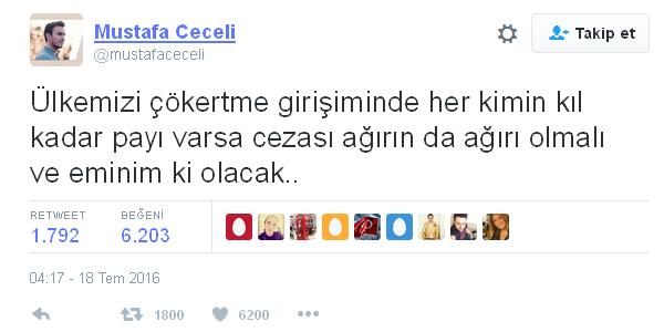 Darbe Girişimine Ünlü İsimlerden Tepkiler
