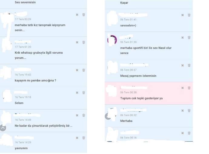 KizlarSoruyor Pembelilerine Gelen Mesajlar -Mavilileri İfşa Ediyorum-
