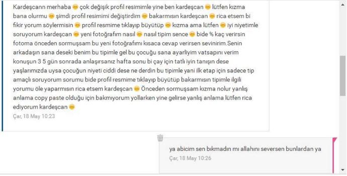 KizlarSoruyor Pembelilerine Gelen Mesajlar -Mavilileri İfşa Ediyorum-