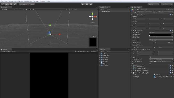 Unity Oyun Motorunun Arayüzü Hakkında Bilgiler
