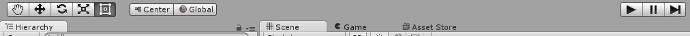 Unity: Toolbar/Menüler Hakkında Bilgiler