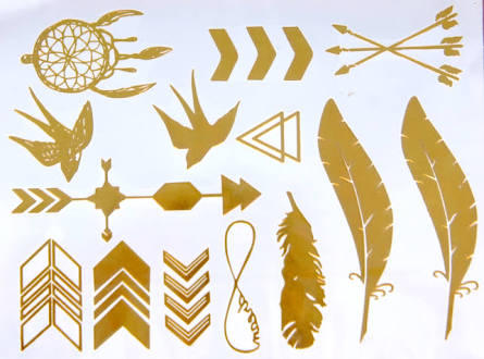 Trend Alarmı: Geçici Metalik Dövmeler, Flash Tattoo!
