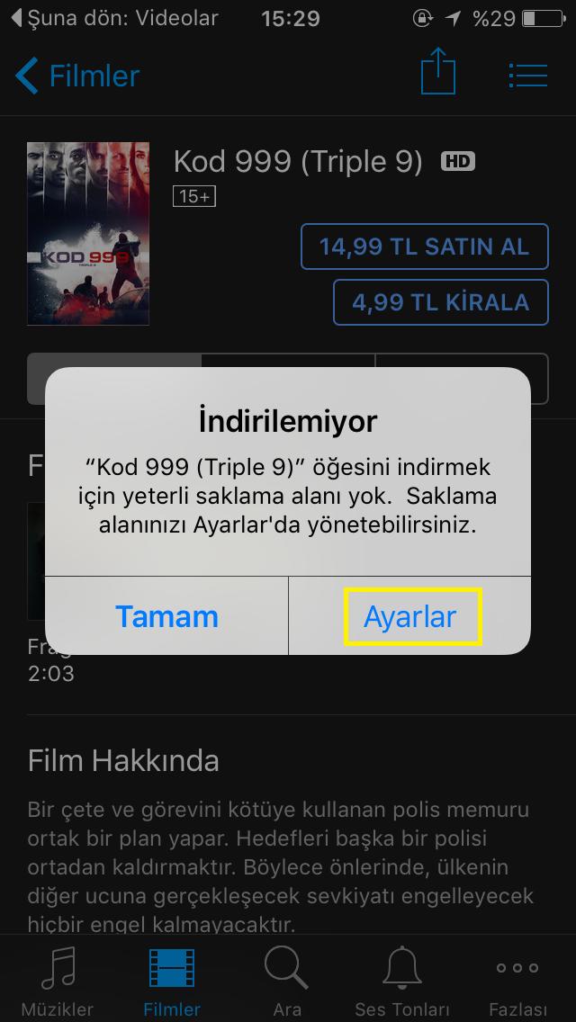 iPhone Cihazınızda Fazladan Yer Açmanız Mümkün!