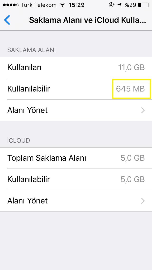 iPhone Cihazınızda Fazladan Yer Açmanız Mümkün!