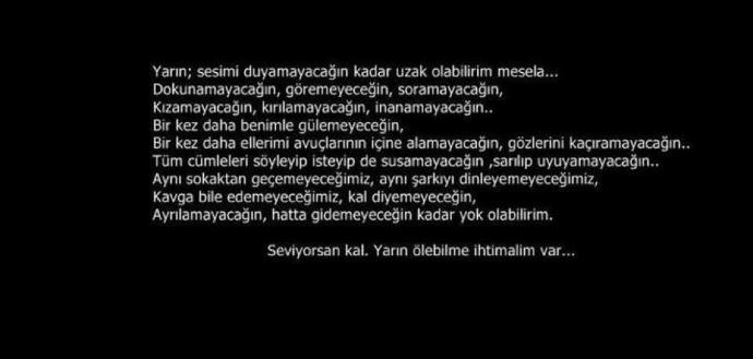 Yarın Çok Geç Olabilir