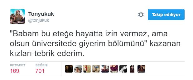 Üniversite Sonuçlarının Ardından Atılmış İlginç Tweet'ler