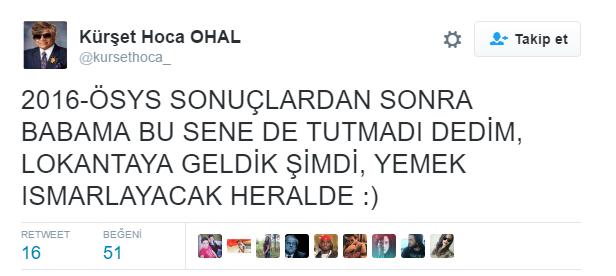 Üniversite Sonuçlarının Ardından Atılmış İlginç Tweet'ler