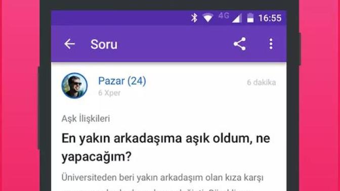 KizlarSoruyor resmi mobil uygulaması Android ve IOS için çıktı :)