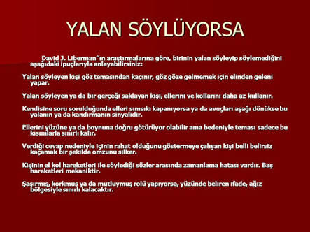 Yalanı Anlamanın Yolları