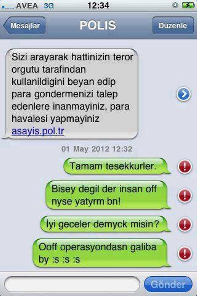 "Gönder" Butonuna Yapışan Hallerimiz