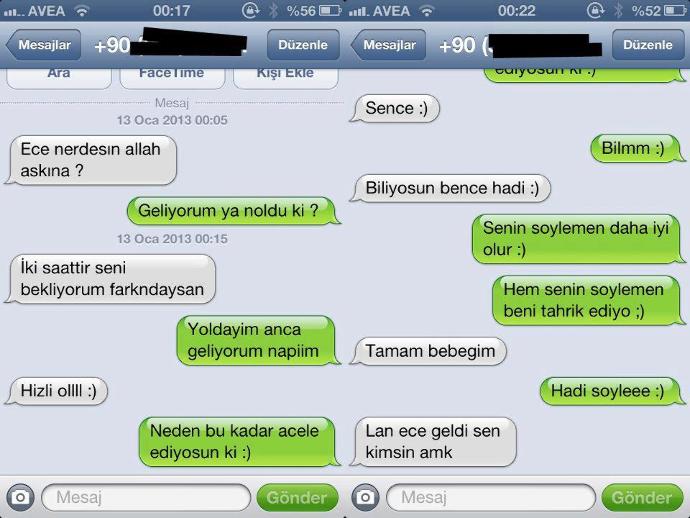 "Gönder" Butonuna Yapışan Hallerimiz