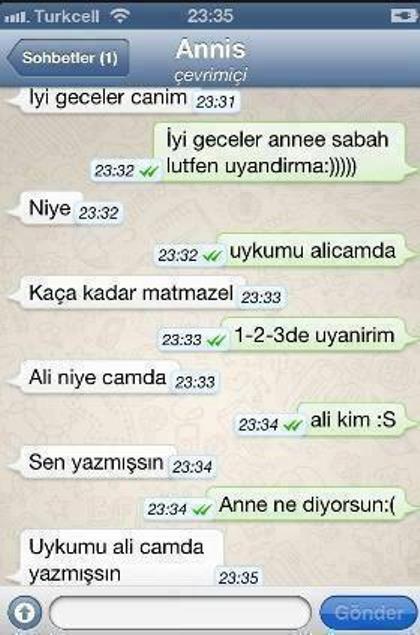 "Gönder" Butonuna Yapışan Hallerimiz