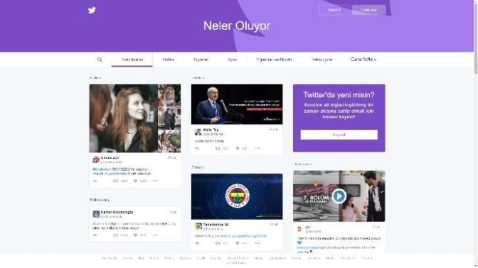Twitter Web Arayüzünü Değiştirdi, İşte Yeni Twitter!