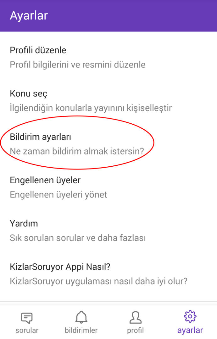 Sorulara Davet Edilme Ayarı Nasıl Kapatılır?