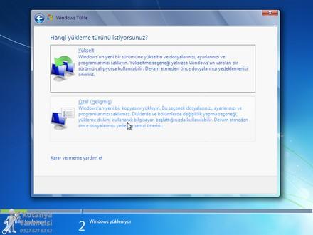 Sistem Yükleme Anlatımı (Format Atma)