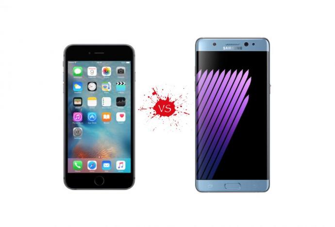 I Phone 7 Plus vs Note 7