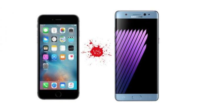 I Phone 7 Plus vs Note 7