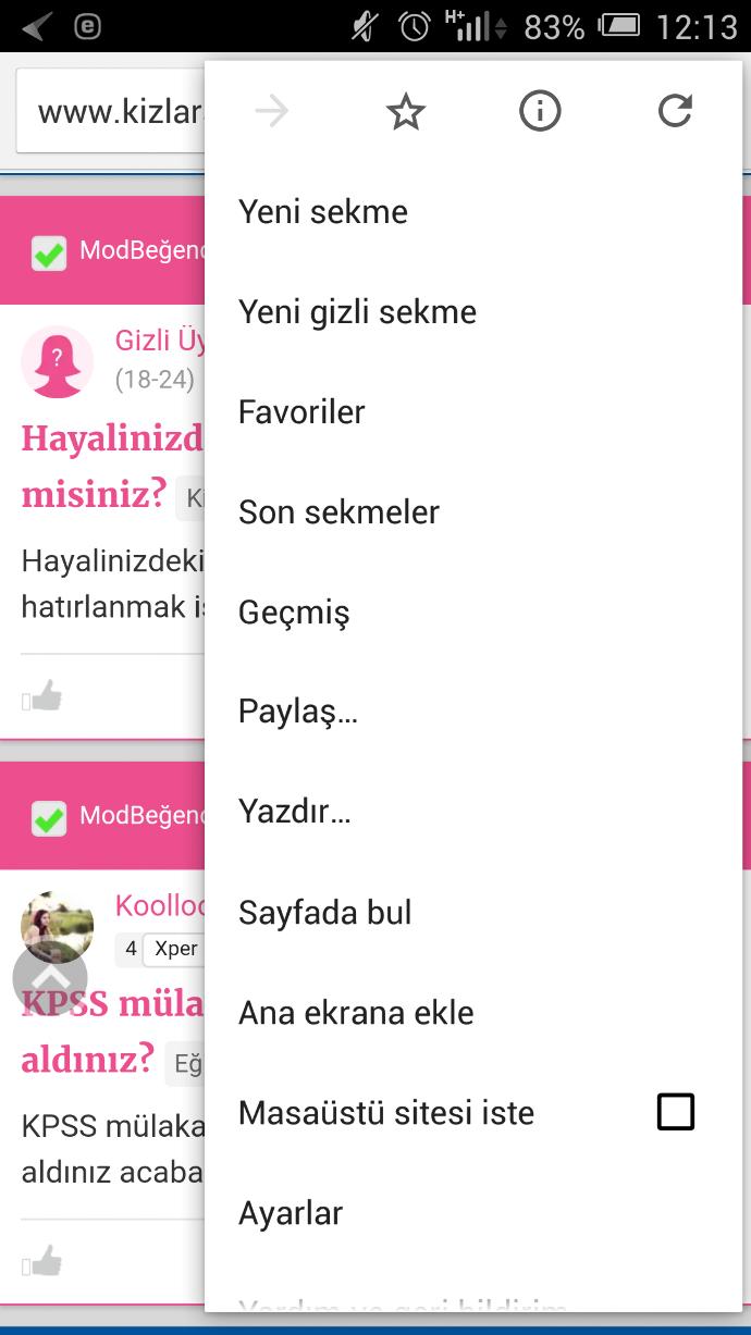 Mobil ile Bence Yazmak ve Düzenlemek