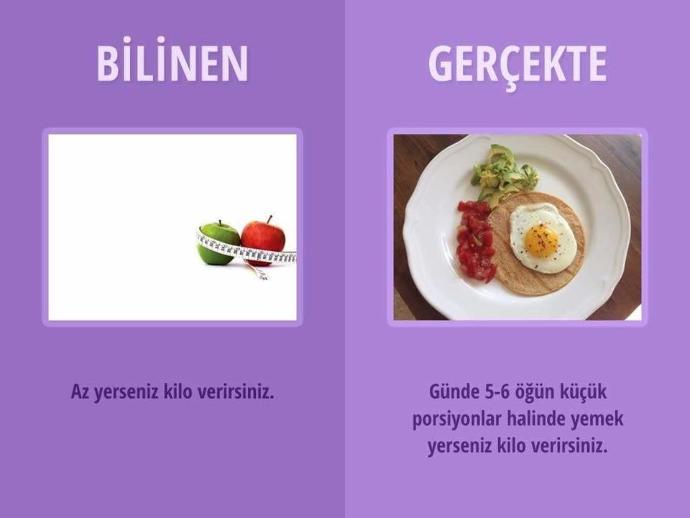 Besinlerinle İlgili Doğru Olarak Kabul Gören, Büyük Yanlışlar