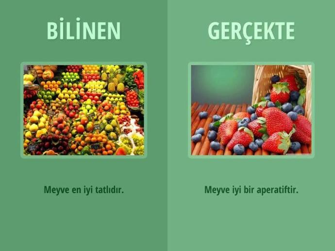 Besinlerinle İlgili Doğru Olarak Kabul Gören, Büyük Yanlışlar